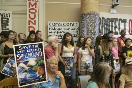 Hundreds Flood Berkeley City Council Meeting in Support of the Shellmound